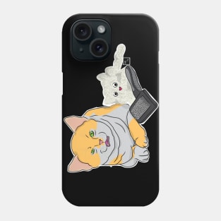 Annoyed Cat Clone Phone Case