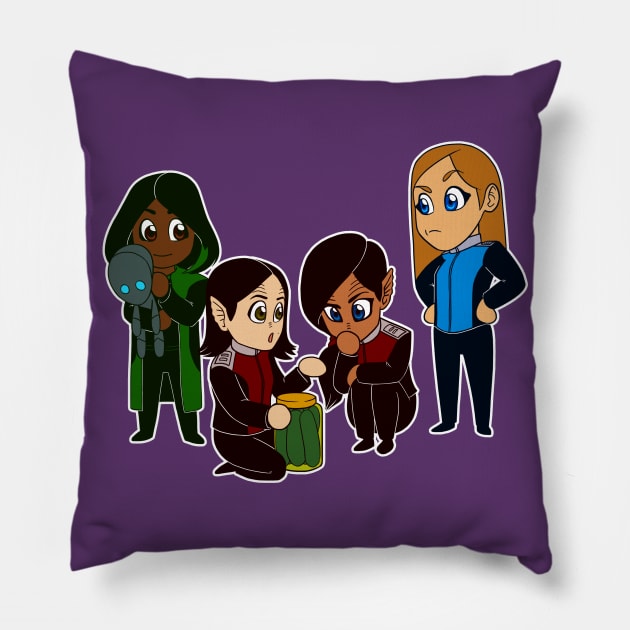 The Orville Girls Pillow by krls