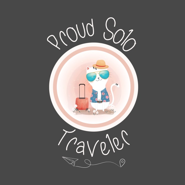 Proud Solo Traveler - Travel Gift Shirt by The Goodberry