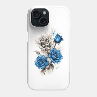 Blue roses Phone Case