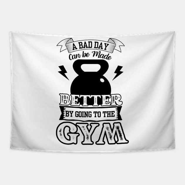 From Gloom to Glory-(Gym Qoute) Tapestry by ZenFit