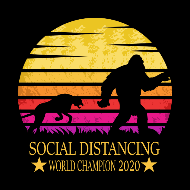 Bigfoot Social Distancing World Champion by sufian