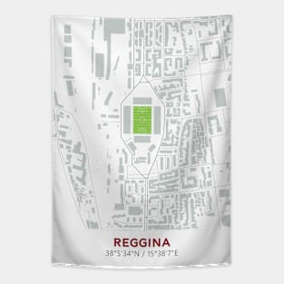 Reggina FC Stadium Map Design Tapestry