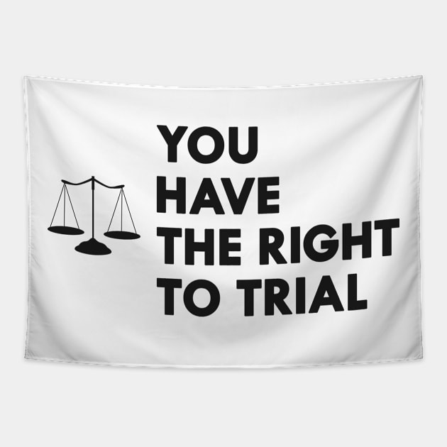 Lawyer - You have the right to trial Tapestry by KC Happy Shop