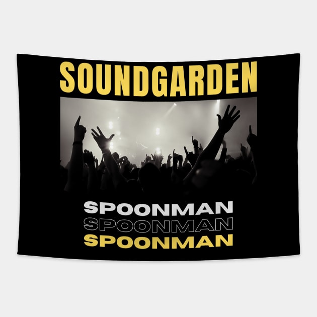 Soundgarden // Spoonman Tapestry by Eighteen Plus