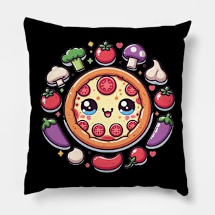 Kawaii Pizza Pillow