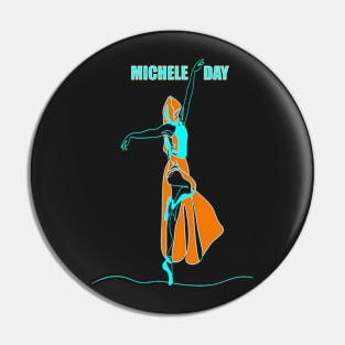 MICHELE DAY RETRO DANCING GIRL NOV 6 Pin