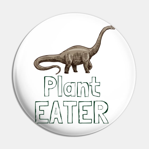 Plant Eater Pin by VeganShirtly