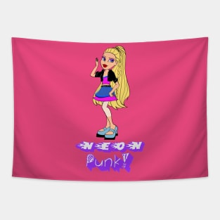 Neon Punk! Cloe Tapestry