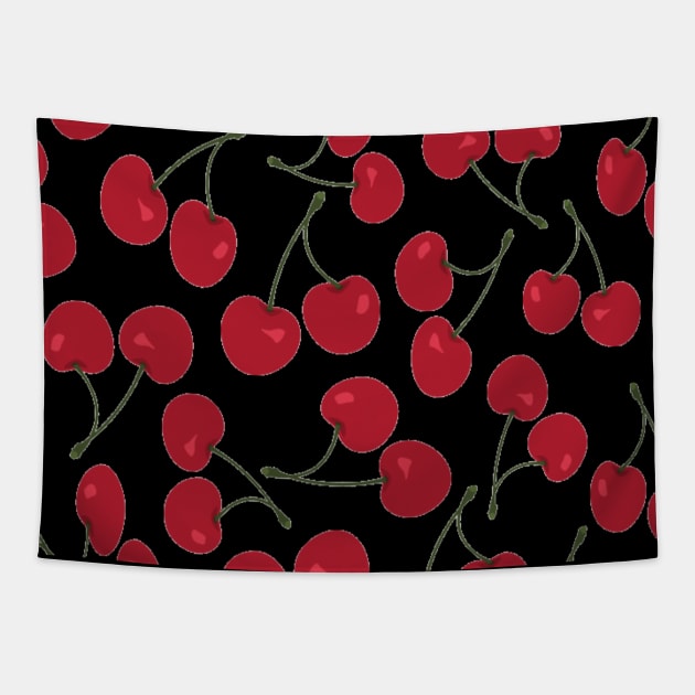 Cherries Tapestry by radiogalaxy