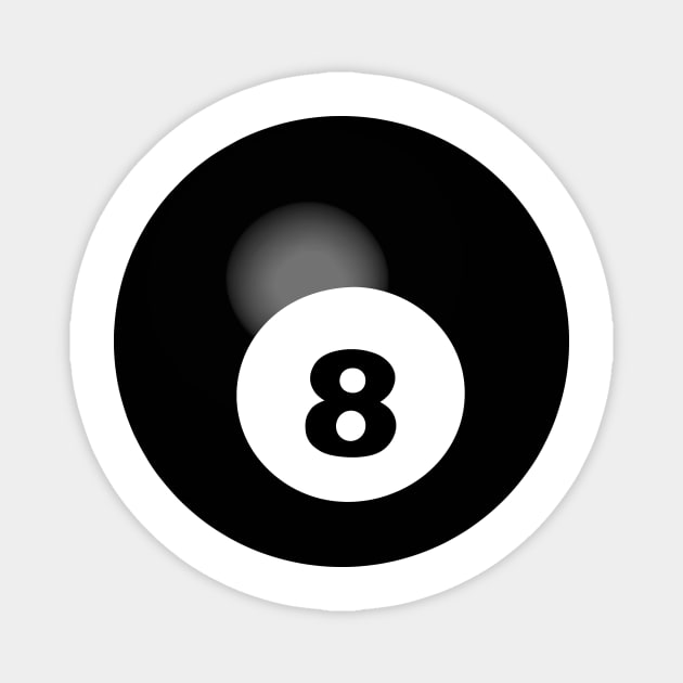 Magic 8 Ball Magnet by rclsivcreative