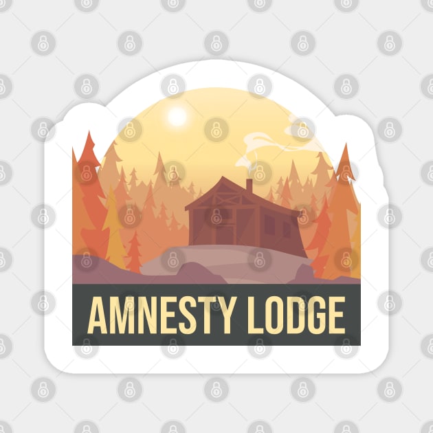 TAZ: Amnesty Lodge Magnet by TheLonelyGoat