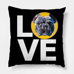 Frenchie Love Pillow