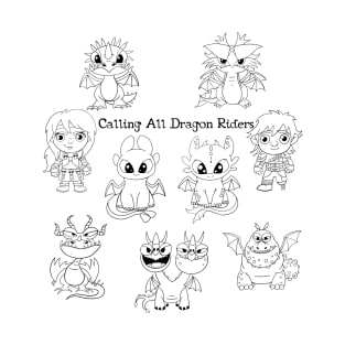 Calling dragon riders, my first birthday party, birthday httyd party, how to train dragon bd look T-Shirt