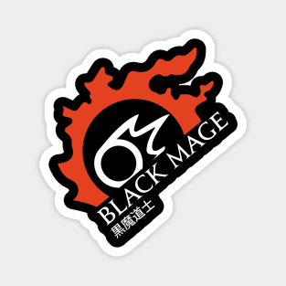 Black Mage - For Warriors of Light & Darkness Magnet