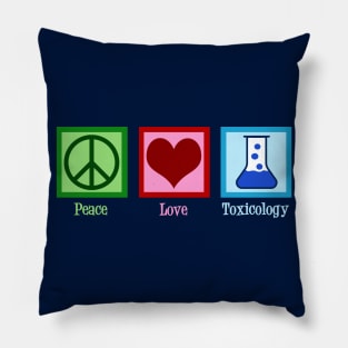 Peace Love Toxicology Pillow