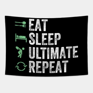 Eat sleep ultimate repeat Tapestry