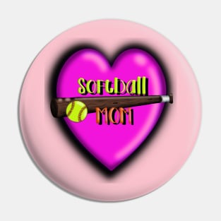 Softball mom Pin