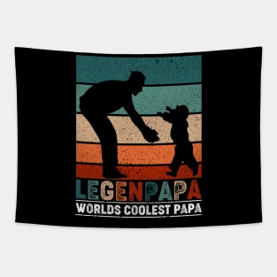 Fathers Day Grandpa LegenGrandpa World's Coolest Grandpa Tapestry