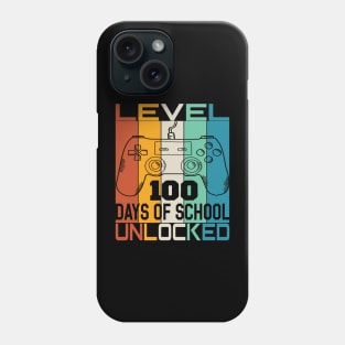 Level 100 completed 100 days of school unlocked Phone Case