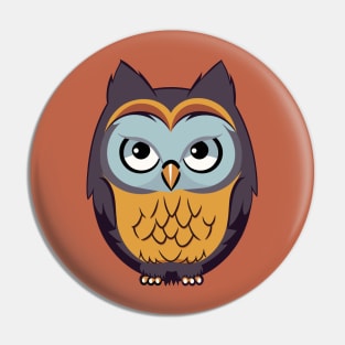 Introvert Owl Pin