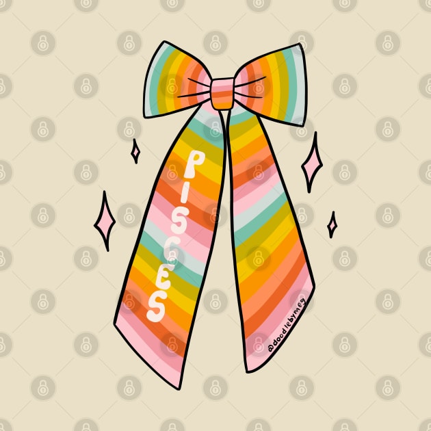 Pisces Bow by Doodle by Meg