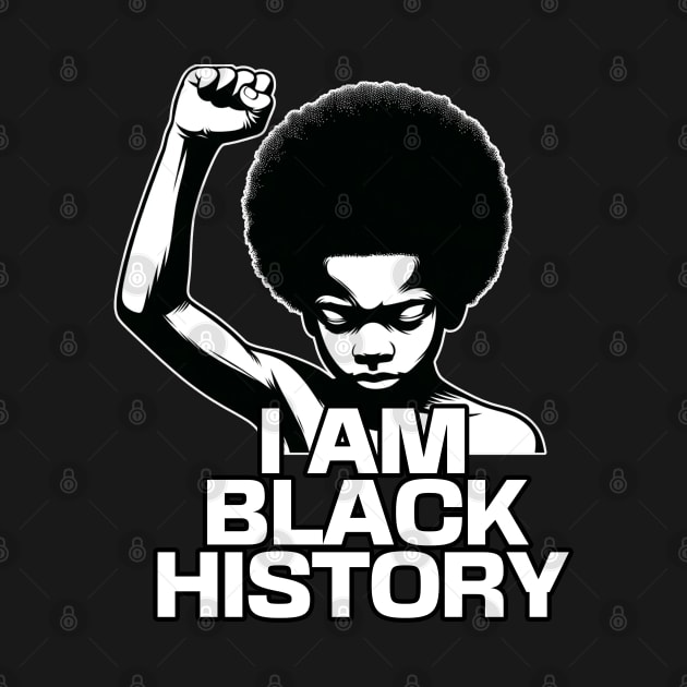 I Am Black History Black Boy Kids by blackartmattersshop