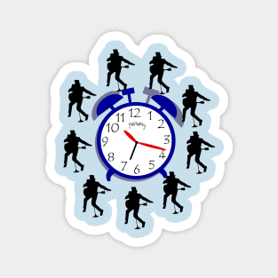 Rock around the clock Magnet