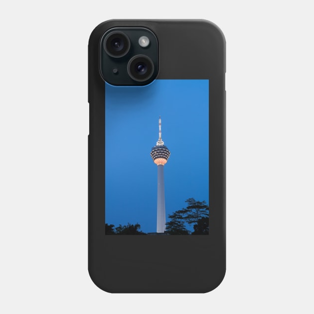 KL Menara - Kuala Lumpur, Malaysia Phone Case by Kat C.