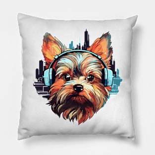 Yorkshire Terrier Animal World Pet Dog Loving Fun Pillow