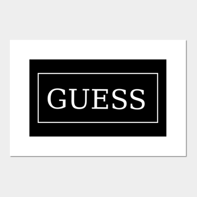 GUESS - Clothing - Posters and Art Prints | TeePublic