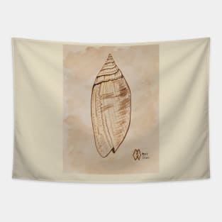 Lettered Olive Shell Tapestry