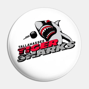 Classic Tallahassee Tiger Sharks Hockey Pin