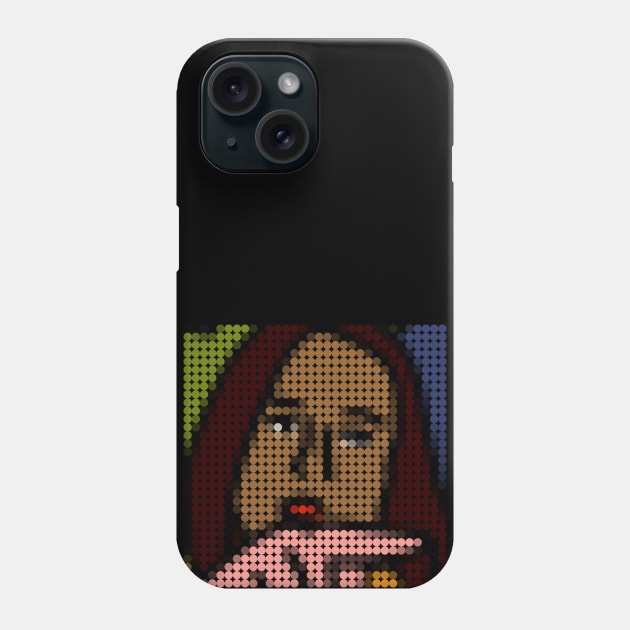 Woman Yelling Friend Dotty Phone Case by ellenhenryart