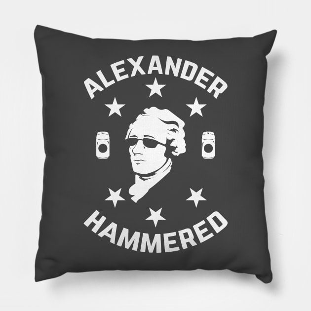 Alexander Hamilton Funny Hamilton Pun 4th Of July Pillow by scribblejuice