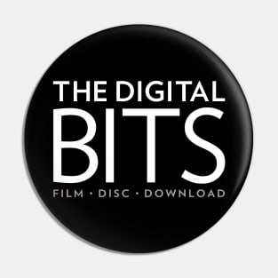 The Digital Bits - White on Dark - Big Front Pin