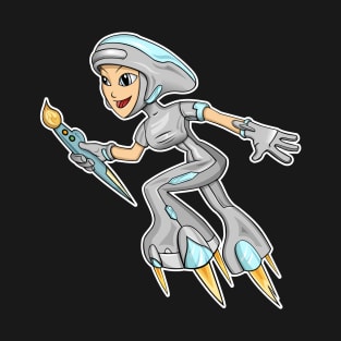 Astronaut Artgirl T-Shirt