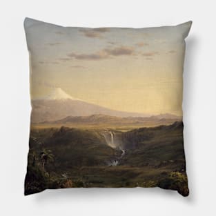 Cotopaxi by Frederic Edwin Church Pillow