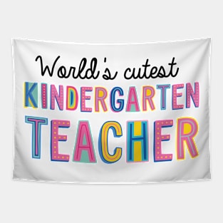 Kindergarten Teacher Gifts | World's cutest Kindergarten Teacher Tapestry