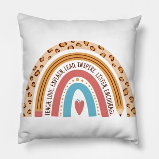 Teach & Inspire: Rainbow Wisdom Pillow