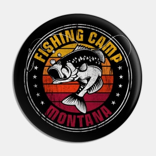 Fishing Camp Montana summer vacation 2021 gifts Pin