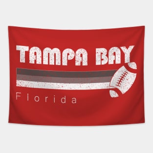 Tampa Bay Vintage Football Retro Florida For Sunday Gameday Tapestry