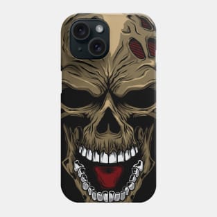 Angry Skull Zombie for Halloween Phone Case