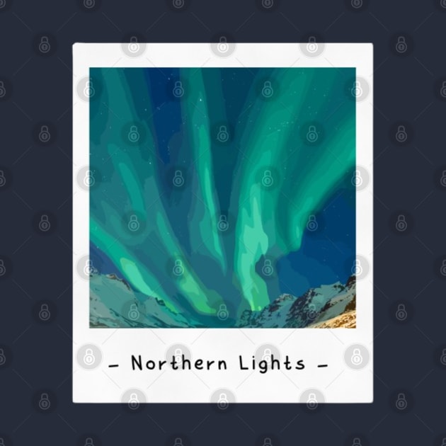 Northern Lights Polaroid by Kikabreu