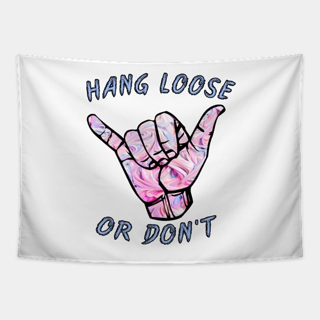 Hang loose shaka pastel surfer hippie hand symbol Tapestry by Captain-Jackson