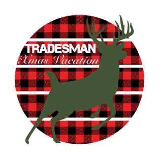 Tradesman Xmas Vacation Flannel T-Shirt