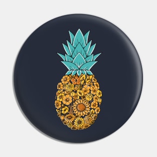 Pineapple Floral Pin