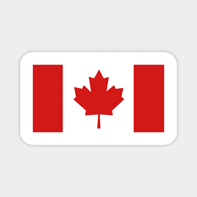 Canadian Flag Magnet by sweetsixty