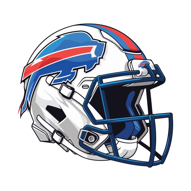 Buffalo Bills Helmet by vectrus