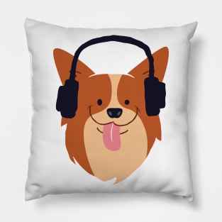 Dj Corgi Pillow